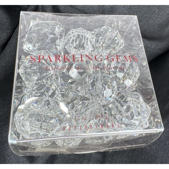 Pottery Barn Holiday Sparkle Sparkling Gems Scatter Vase Filler Ornament Decor - Picture 2 of 9